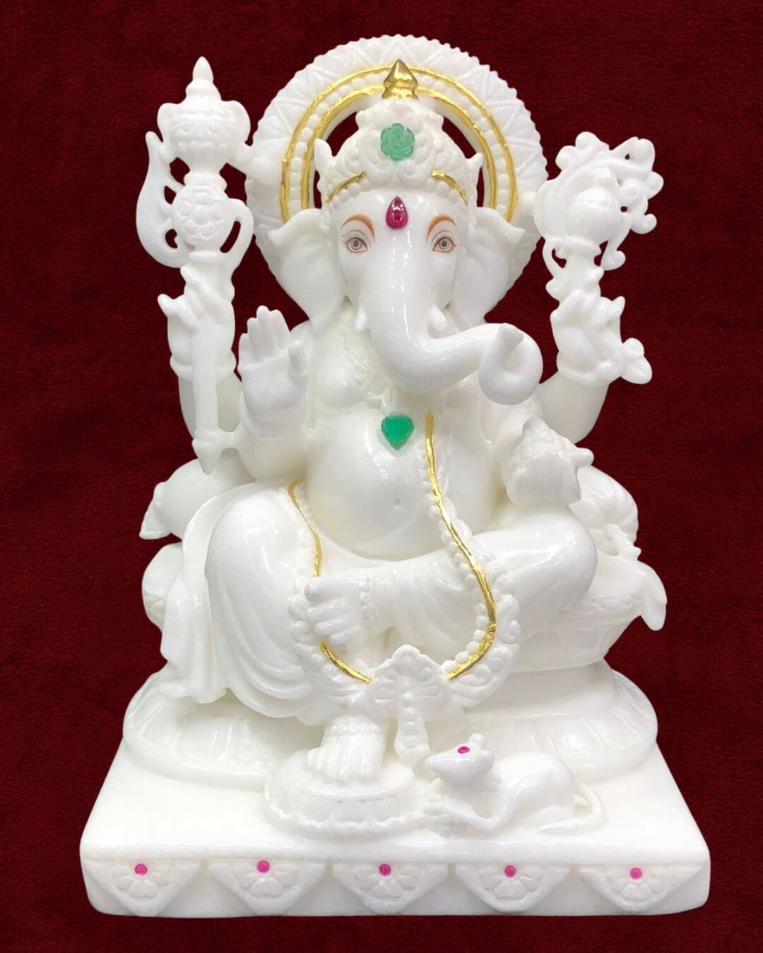 Marble Ganesh Ji - Style 3